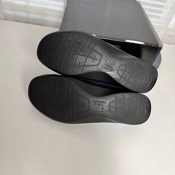 SAS Roamer Womens Size 7.5 Wode Mary Jane‎ Blue Leather Orthopedic Comfort Shoes - Picture 8 of 9